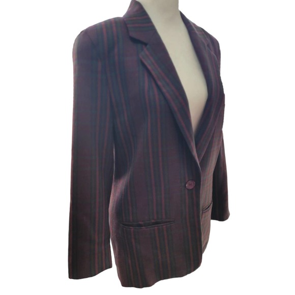 Striped Women's Blazer - Picture 5 of 12